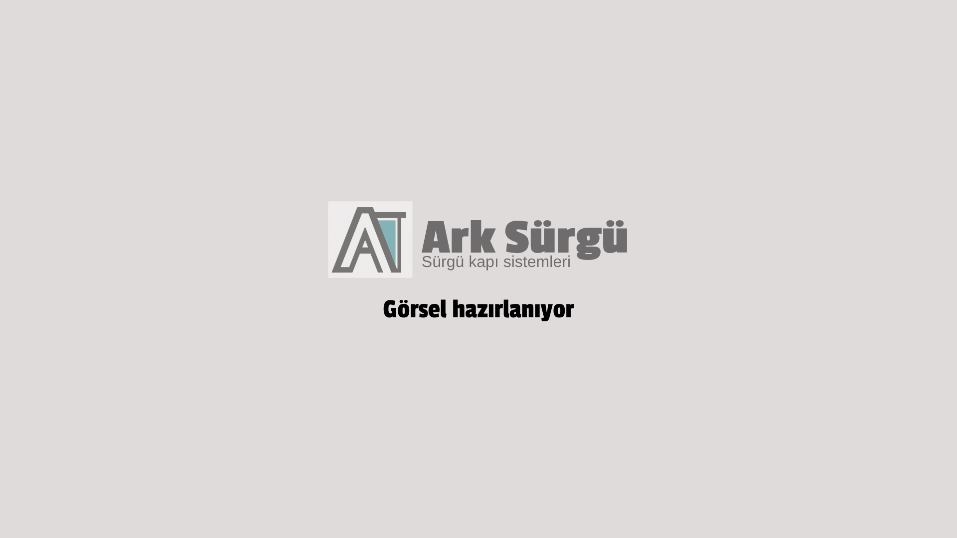 Tek Kanat Sürgü Kapı Sistemleri